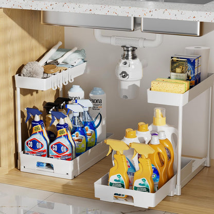 L-Shape Under Sink Organizer