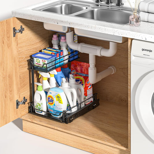 LAMU Larger Under Kitchen Sink Organizers