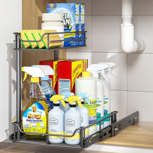 LAMU Larger Under Kitchen Sink Organizers