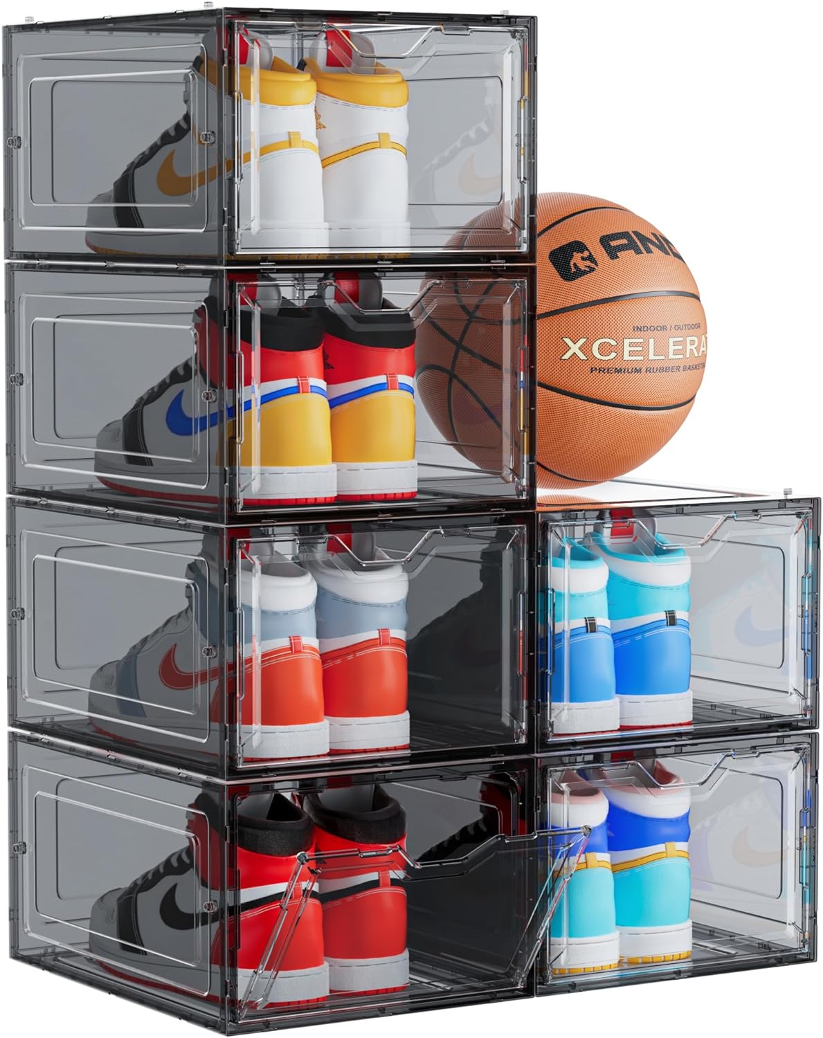 DELAMU Shoe Storage Boxes