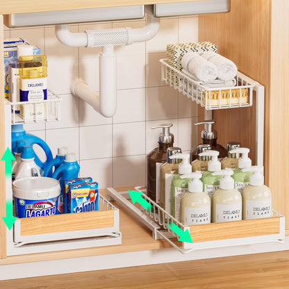 2 Pack Under Sink Organizer